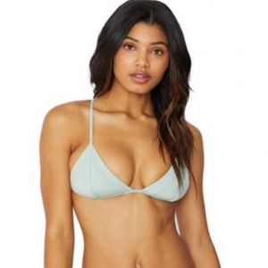 Frankie’s bikini top in sage